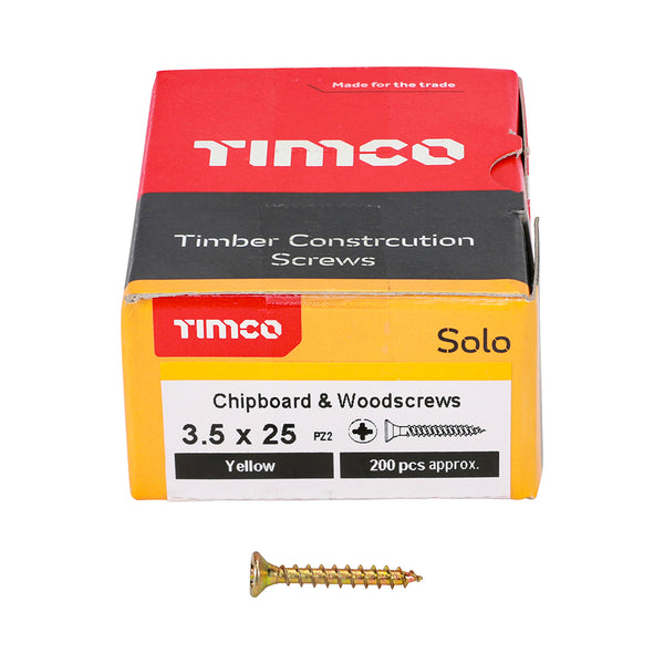 TIMCO Solo Countersunk Gold Woodscrews