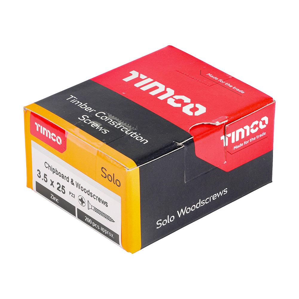 TIMCO Solo Countersunk Silver Woodscrews