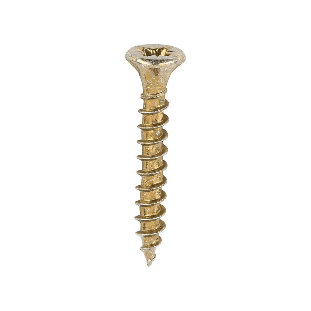 TIMCO Velocity Premium Multi-Use Countersunk Gold Woodscrews