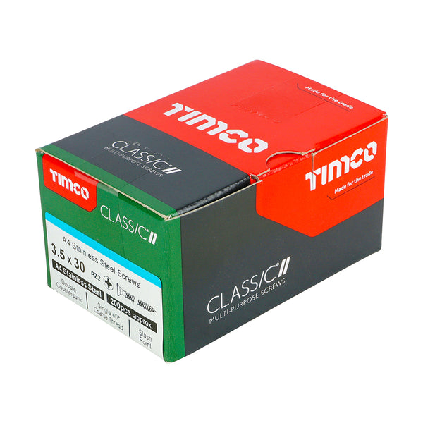 TIMCO Classic Multi-Purpose Countersunk A4 Stainless Steel Woodcrews