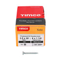 TIMCO Solo Countersunk Silver Woodscrews