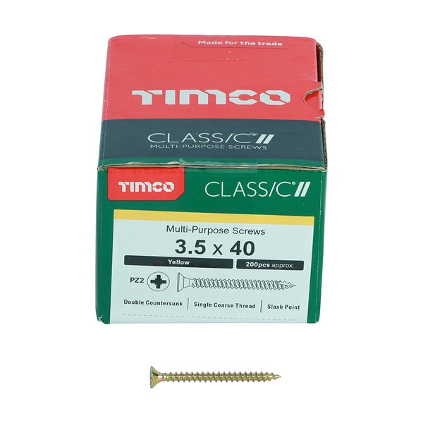 TIMCO Classic Multi-Purpose Countersunk Gold Woodscrews