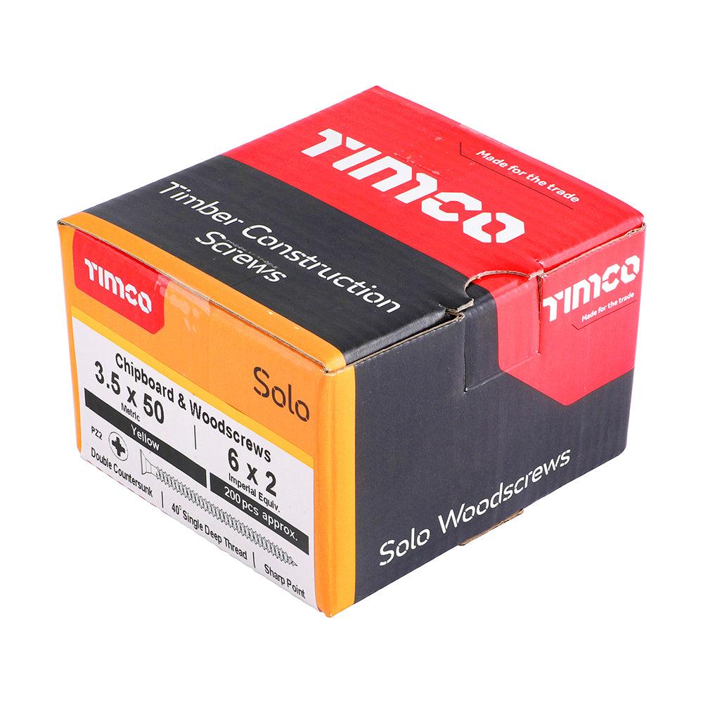 TIMCO Solo Countersunk Gold Woodscrews