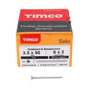 TIMCO Solo Countersunk Silver Woodscrews