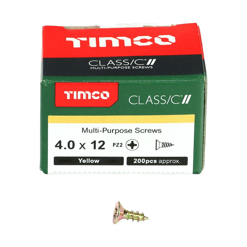 TIMCO Classic Multi-Purpose Countersunk Gold Woodscrews