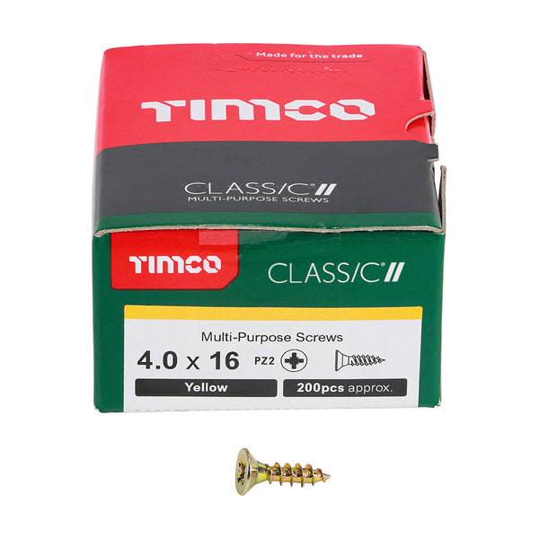 TIMCO Classic Multi-Purpose Countersunk Gold Woodscrews