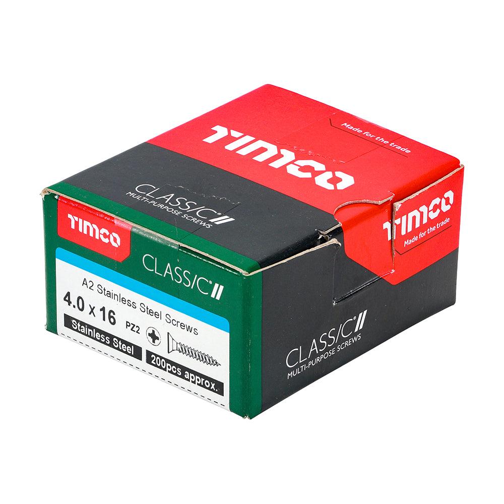 TIMCO Classic Multi-Purpose Countersunk A2 Stainless Steel Woodcrews