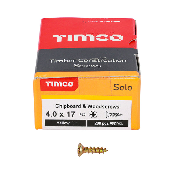 TIMCO Solo Countersunk Gold Woodscrews