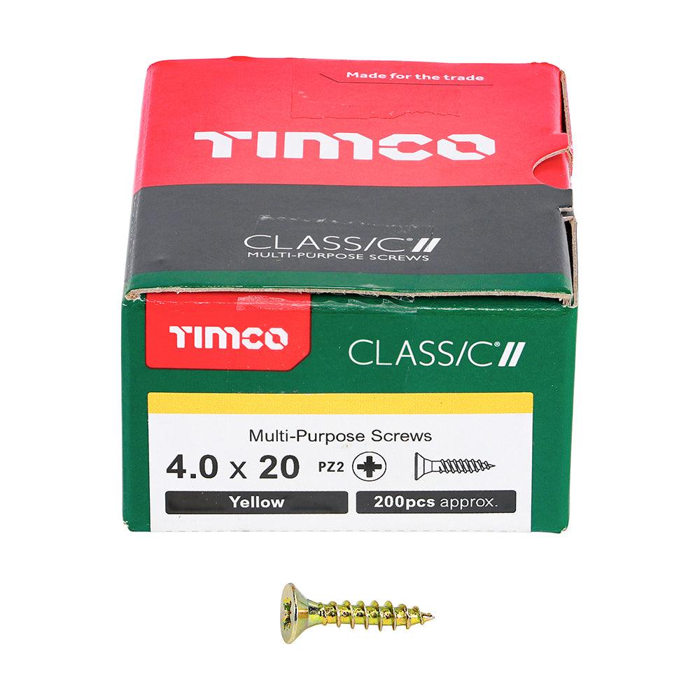 TIMCO Classic Multi-Purpose Countersunk Gold Woodscrews