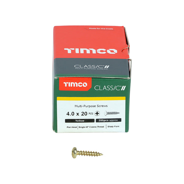 TIMCO Classic Multi-Purpose Pan Head Gold Woodscrews