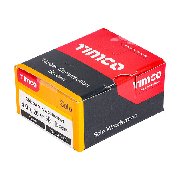 TIMCO Solo Countersunk Gold Woodscrews