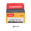 TIMCO Solo Countersunk Silver Woodscrews