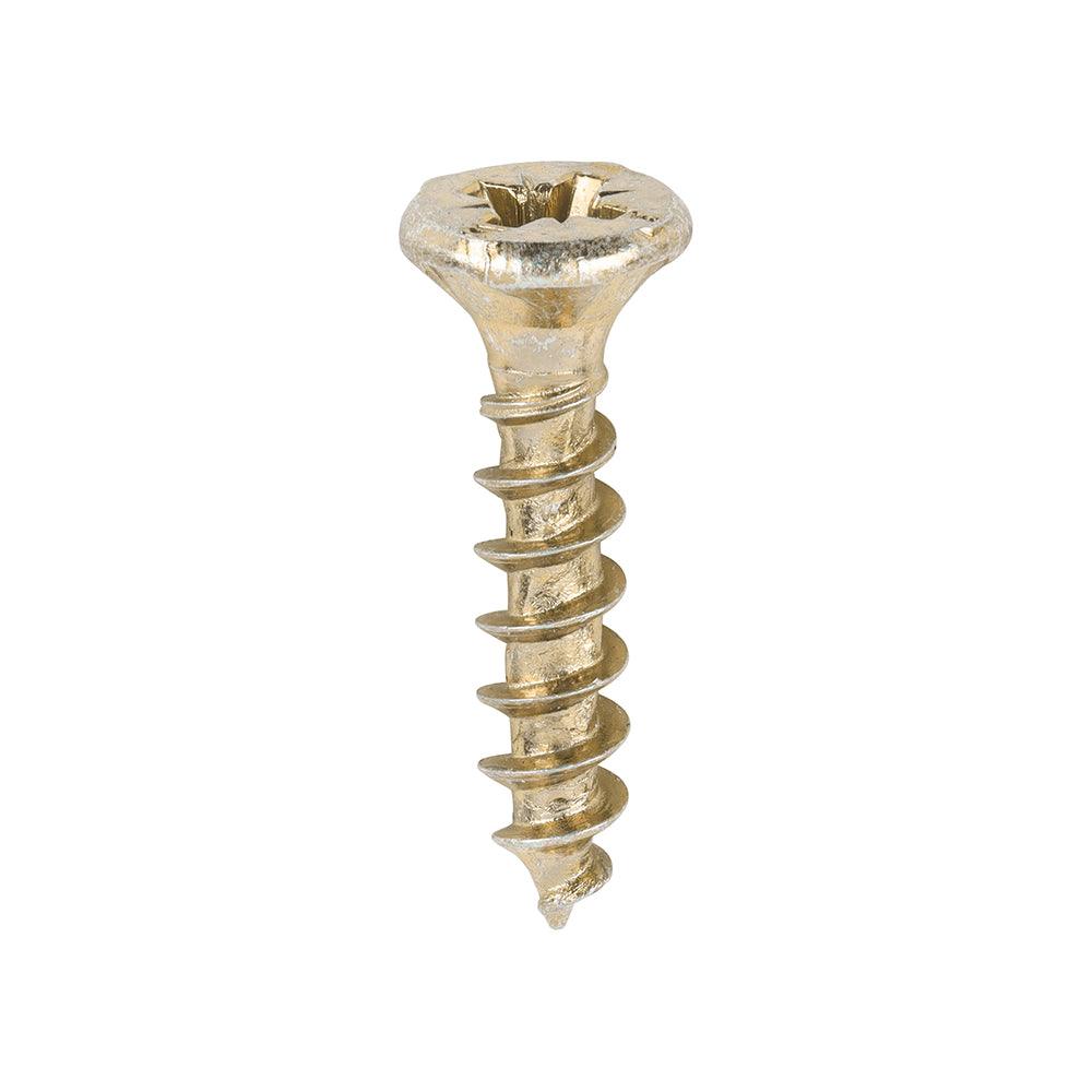 TIMCO Velocity Premium Multi-Use Countersunk Gold Woodscrews