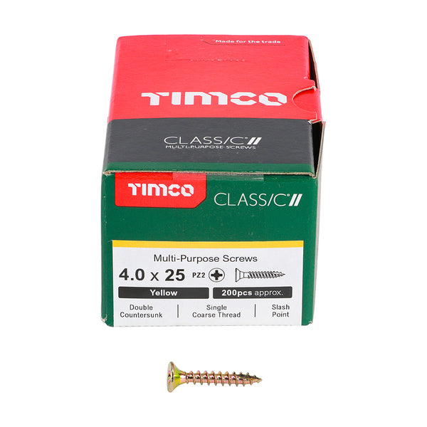 TIMCO Classic Multi-Purpose Countersunk Gold Woodscrews