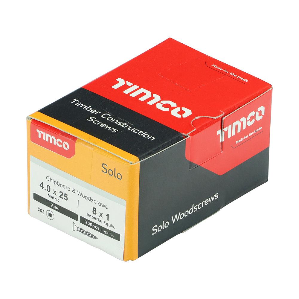 TIMCO Solo Countersunk Silver Woodscrews