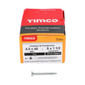 TIMCO Solo Countersunk Silver Woodscrews