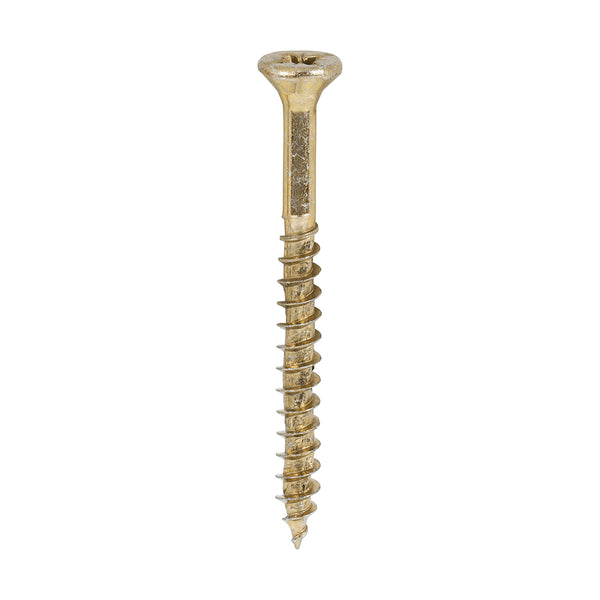 TIMCO Velocity Premium Multi-Use Countersunk Gold Woodscrews