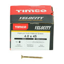 TIMCO Velocity Premium Multi-Use Countersunk Gold Woodscrews