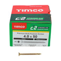 TIMCO C2 Strong-Fix Multi-Purpose Premium Countersunk Gold Woodscrews