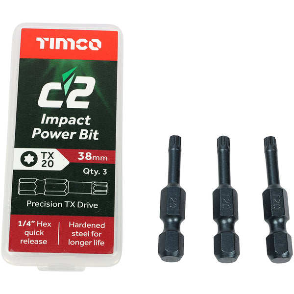 TIMCO C2 Clamp-Fix Multi-Purpose Premium Countersunk Gold Woodscrews