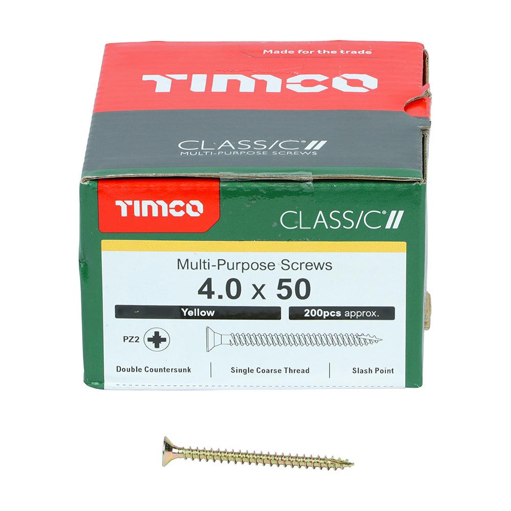 TIMCO Classic Multi-Purpose Countersunk Gold Woodscrews