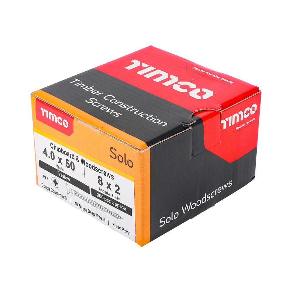 TIMCO Solo Countersunk Gold Woodscrews