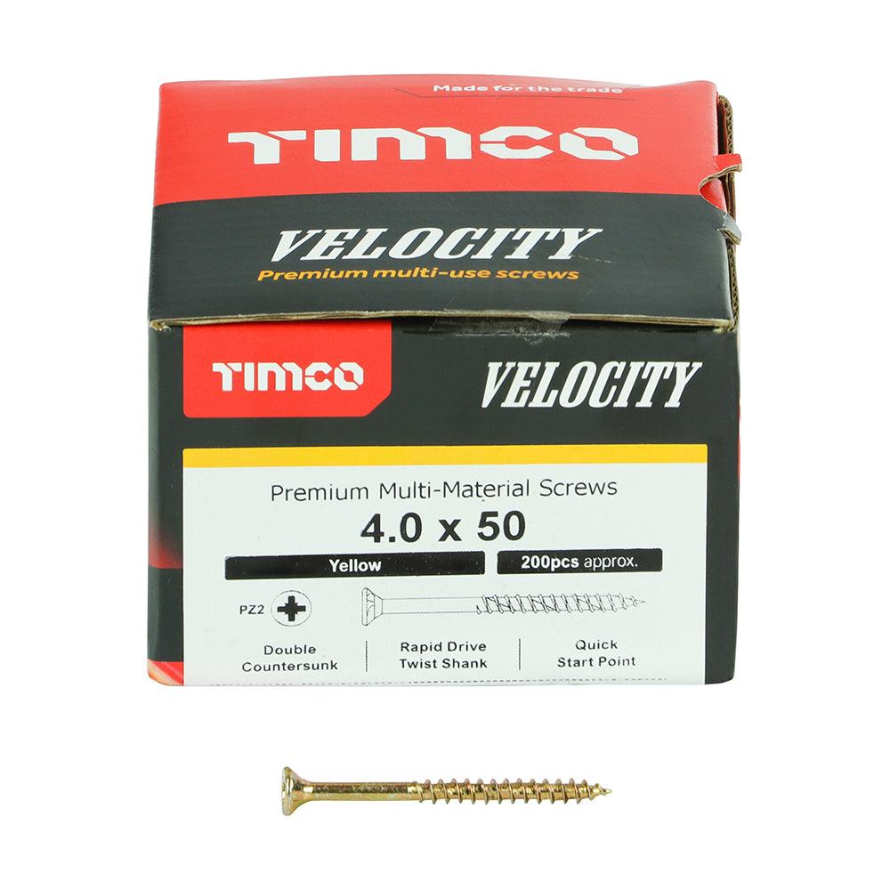 TIMCO Velocity Premium Multi-Use Countersunk Gold Woodscrews