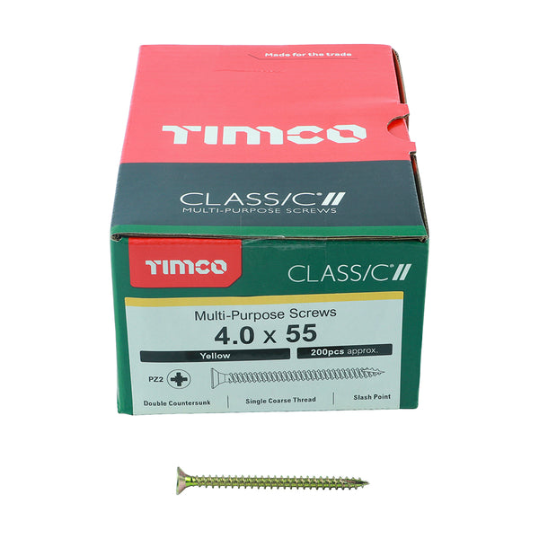 TIMCO Classic Multi-Purpose Countersunk Gold Woodscrews