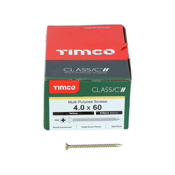 TIMCO Classic Multi-Purpose Countersunk Gold Woodscrews