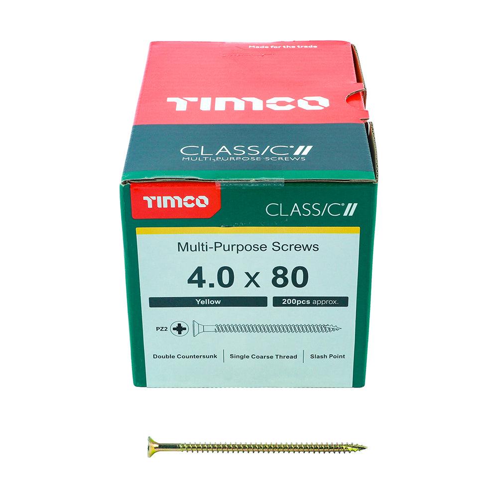 TIMCO Classic Multi-Purpose Countersunk Gold Woodscrews