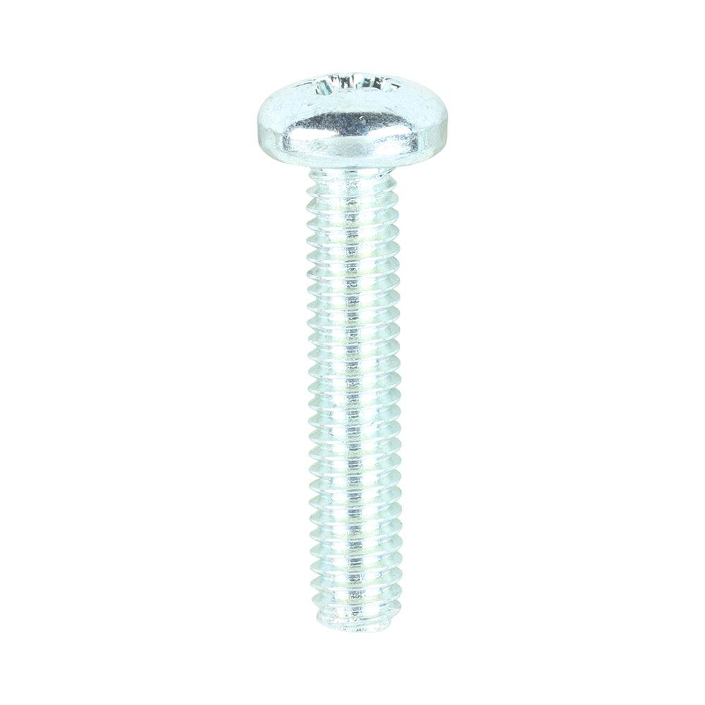 TIMCO Machine Pan Head Silver Screws