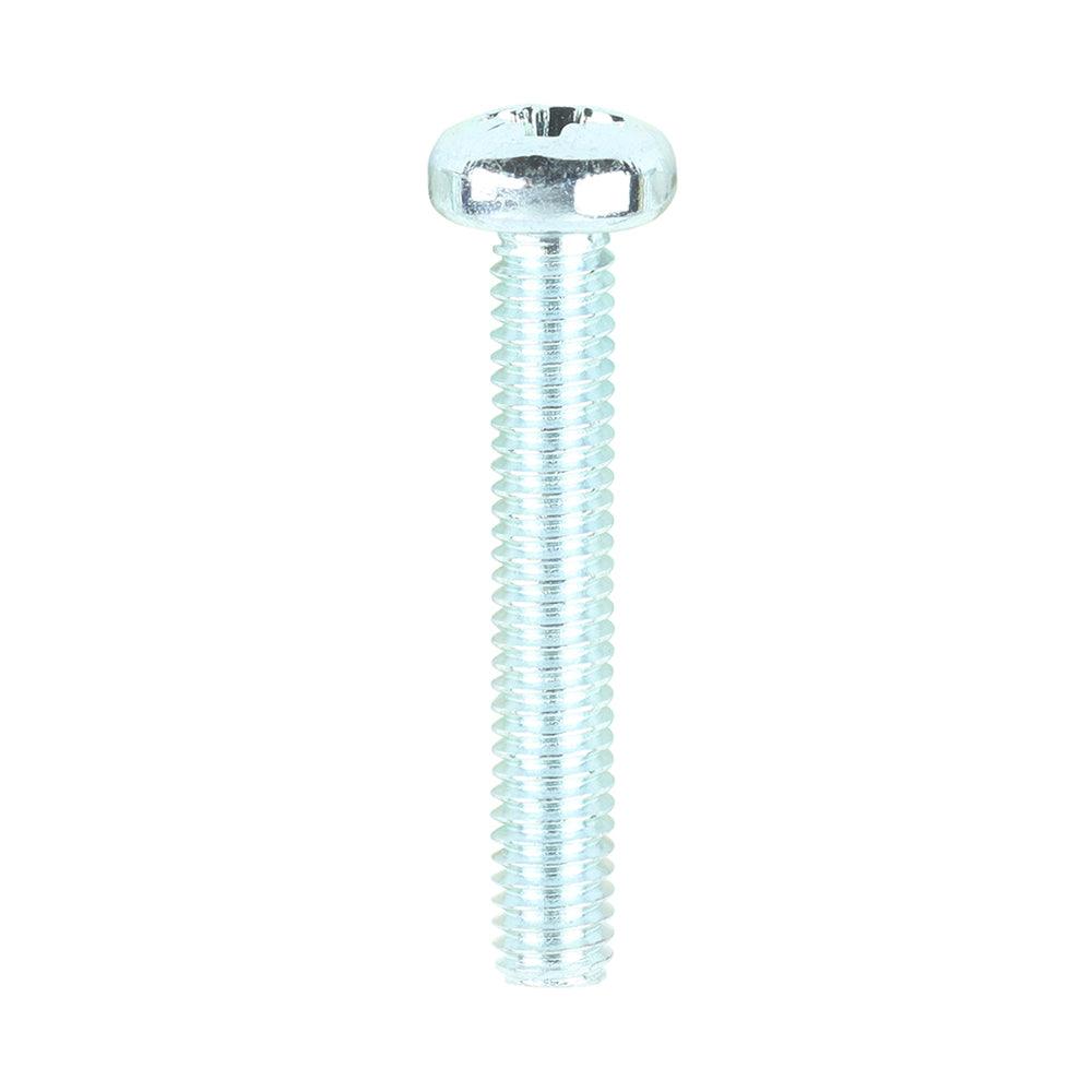 TIMCO Machine Pan Head Silver Screws