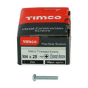 TIMCO Machine Pan Head Silver Screws