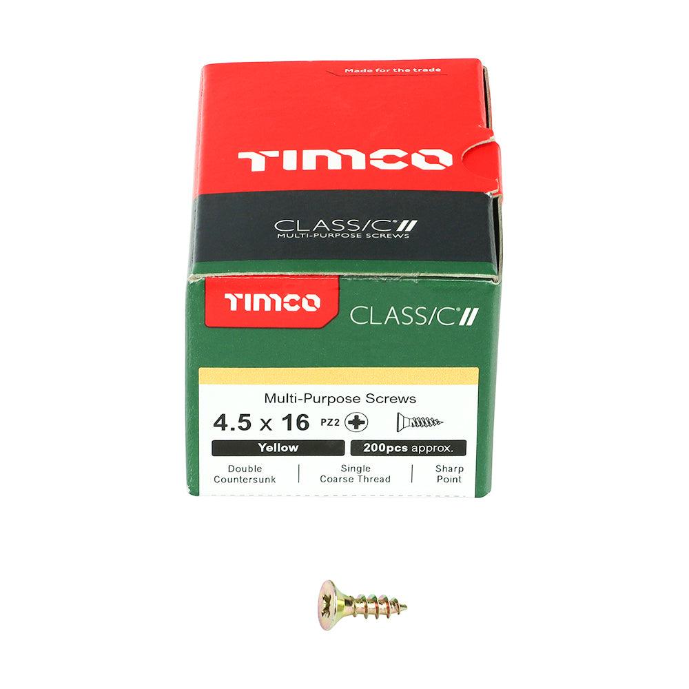 TIMCO Classic Multi-Purpose Countersunk Gold Woodscrews