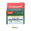 TIMCO Classic Multi-Purpose Countersunk Gold Woodscrews