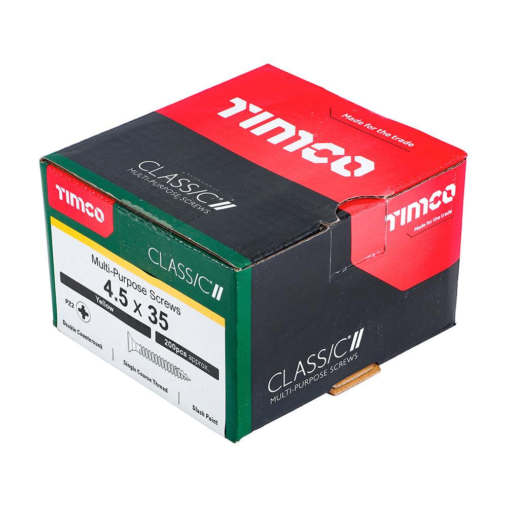 TIMCO Classic Multi-Purpose Countersunk Gold Woodscrews