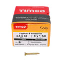 TIMCO Solo Countersunk Gold Woodscrews