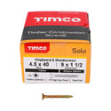 TIMCO Solo Countersunk Gold Woodscrews