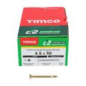 TIMCO C2 Strong-Fix Multi-Purpose Premium Countersunk Gold Woodscrews