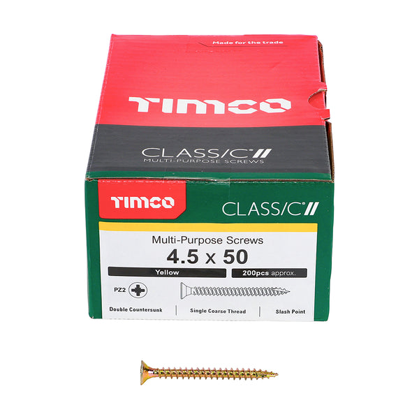 TIMCO Classic Multi-Purpose Countersunk Gold Woodscrews