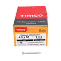 TIMCO Solo Countersunk Silver Woodscrews