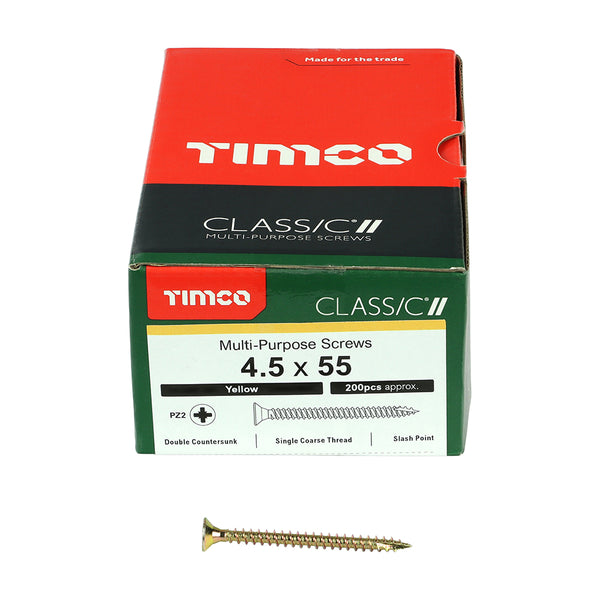 TIMCO Classic Multi-Purpose Countersunk Gold Woodscrews