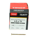 TIMCO Velocity Premium Multi-Use Countersunk Gold Woodscrews