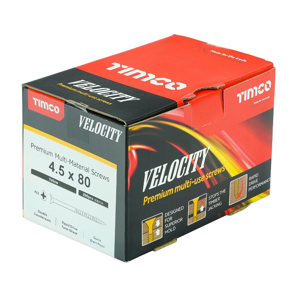 TIMCO Velocity Premium Multi-Use Countersunk Gold Woodscrews