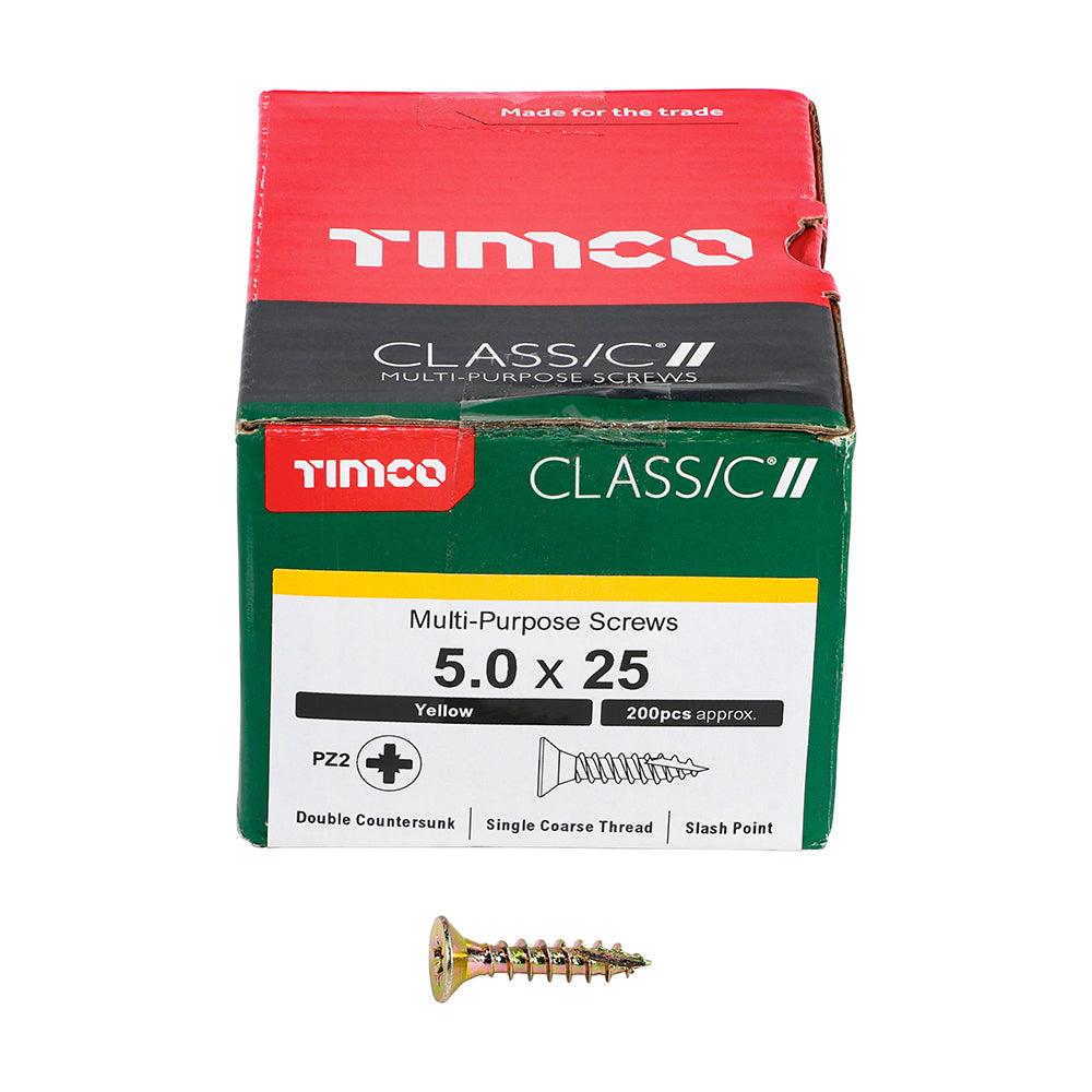 TIMCO Classic Multi-Purpose Countersunk Gold Woodscrews