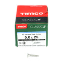 TIMCO Classic Multi-Purpose Countersunk A2 Stainless Steel Woodcrews