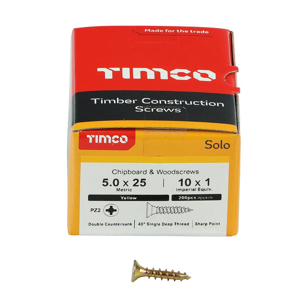 TIMCO Solo Countersunk Gold Woodscrews