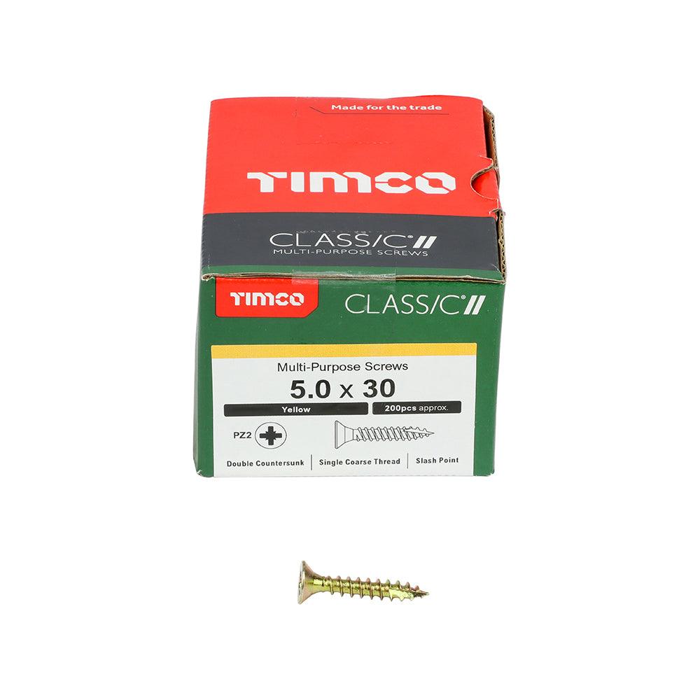 TIMCO Classic Multi-Purpose Countersunk Gold Woodscrews