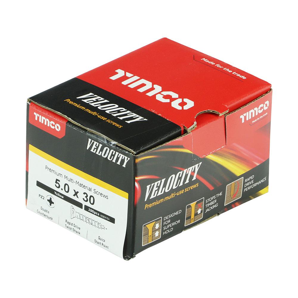 TIMCO Velocity Premium Multi-Use Countersunk Gold Woodscrews