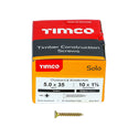 TIMCO Solo Countersunk Gold Woodscrews